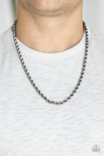 Load image into Gallery viewer, Double Dribble Black Urban Necklace
