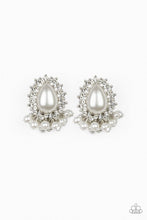 Load image into Gallery viewer, Castle Cameo White Earrings
