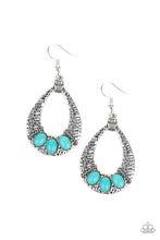 Load image into Gallery viewer, Terra Terrific Blue Earrings
