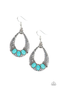 Terra Terrific Blue Earrings