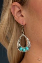 Load image into Gallery viewer, Terra Terrific Blue Earrings
