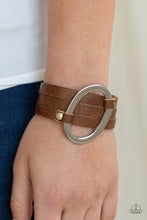 Load image into Gallery viewer, Cow girl Cavalier Brown Bracelet
