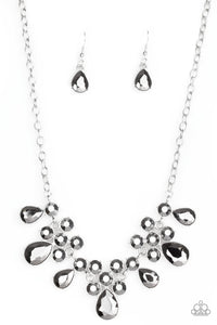 Debutante Drama Silver Necklace