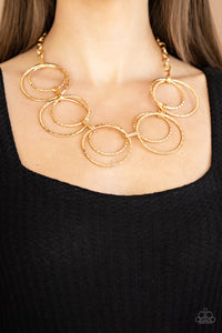 Radiant Revolution Gold Necklace