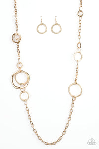 Amped Up Metallics Gold Necklace