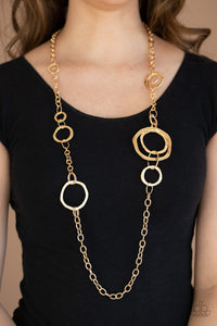 Amped Up Metallics Gold Necklace