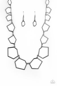 Full Frame Fashion Black Necklace
