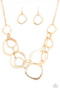 Salvage Yard Gold Necklace