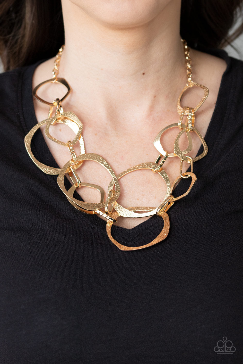Salvage Yard Gold Necklace