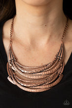 Load image into Gallery viewer, Read Between The Vines Copper Necklace
