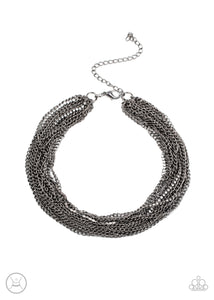 Catch You LAYER! Black Necklace