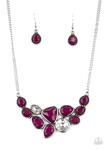 Breathtaking Brilliance Purple Necklace