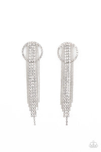 Dazzle By Default White Post Earring