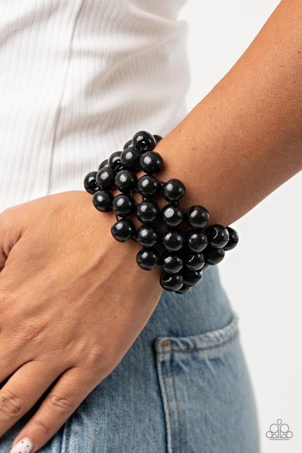 TIKI Tropicana Black Bracelet