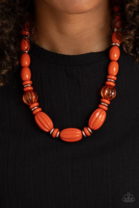 High Alert Orange Necklace