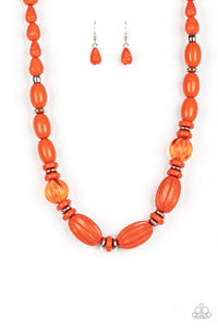 High Alert Orange Necklace