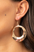 Load image into Gallery viewer, Fiercely Faceted Gold Earrings
