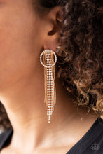 Load image into Gallery viewer, Dazzle By Default Gold Post Earrings
