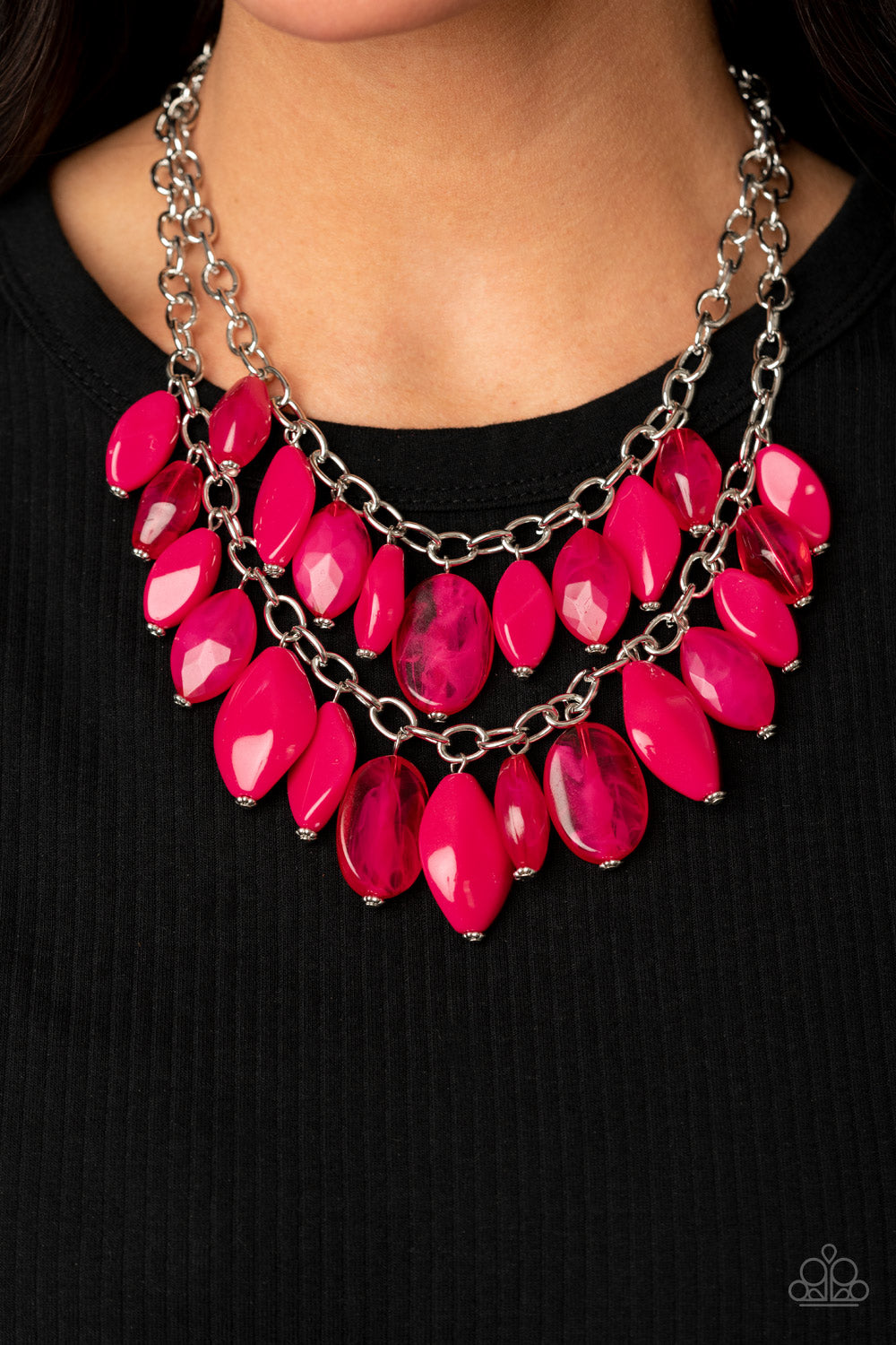 Palm Beach Beauty Pink Necklace