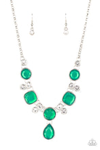 Load image into Gallery viewer, Crystal Cosmos Green Necklace
