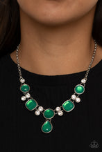 Load image into Gallery viewer, Crystal Cosmos Green Necklace
