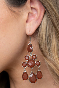 Afterglow Brown Earrings