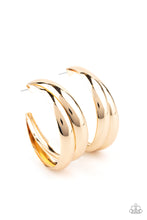 Load image into Gallery viewer, Colossal Curves Gold Hoop Earrings
