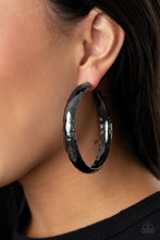 Load image into Gallery viewer, Check Out These Curves Black Hoop Earrings
