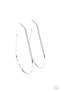 City Curves Silver Hoop Earrings