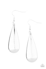 Load image into Gallery viewer, The Drop Off Silver Earring
