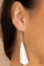 Load image into Gallery viewer, The Drop Off Silver Earring
