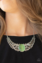 Load image into Gallery viewer, Celestial Eden Green Necklace
