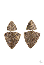 Load image into Gallery viewer, Primal Factors Brass Post Earrings
