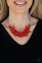 Load image into Gallery viewer, Let The Festivities Begin Red Necklace
