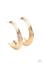 Load image into Gallery viewer, I Double FLARE You Gold Hoop Earrings
