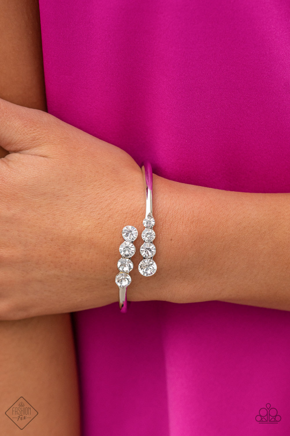 Defying Dazzle White Bracelet