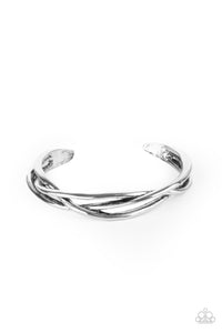 PLAIT Tectonics Silver Bracelet