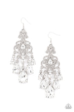 Load image into Gallery viewer, Queen Of All Things Sparkly White Earrings
