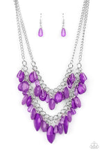 Load image into Gallery viewer, Midsummer Mixer Purple Necklace
