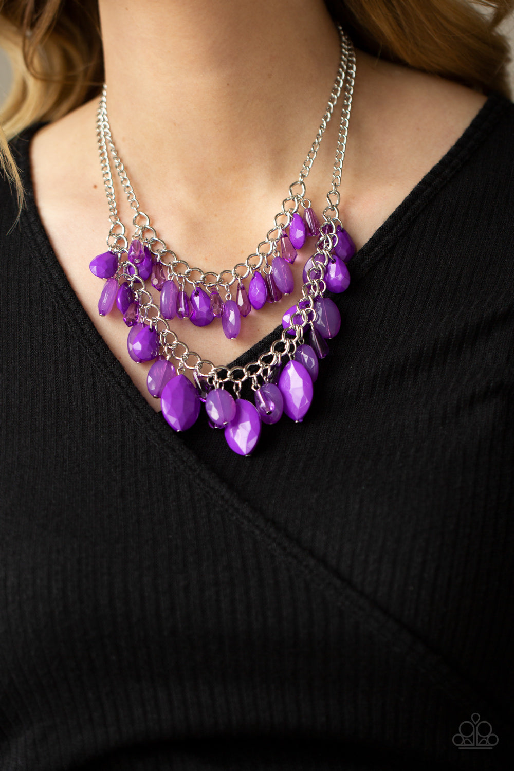 Midsummer Mixer Purple Necklace