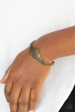 Load image into Gallery viewer, Rustic Robot Brass Bracelet
