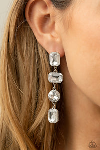 Cosmic Heiress White Earrings