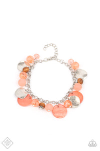 Summertime Springs Orange Bracelet
