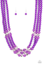 Load image into Gallery viewer, Staycation All I Ever Wanted Purple Necklace
