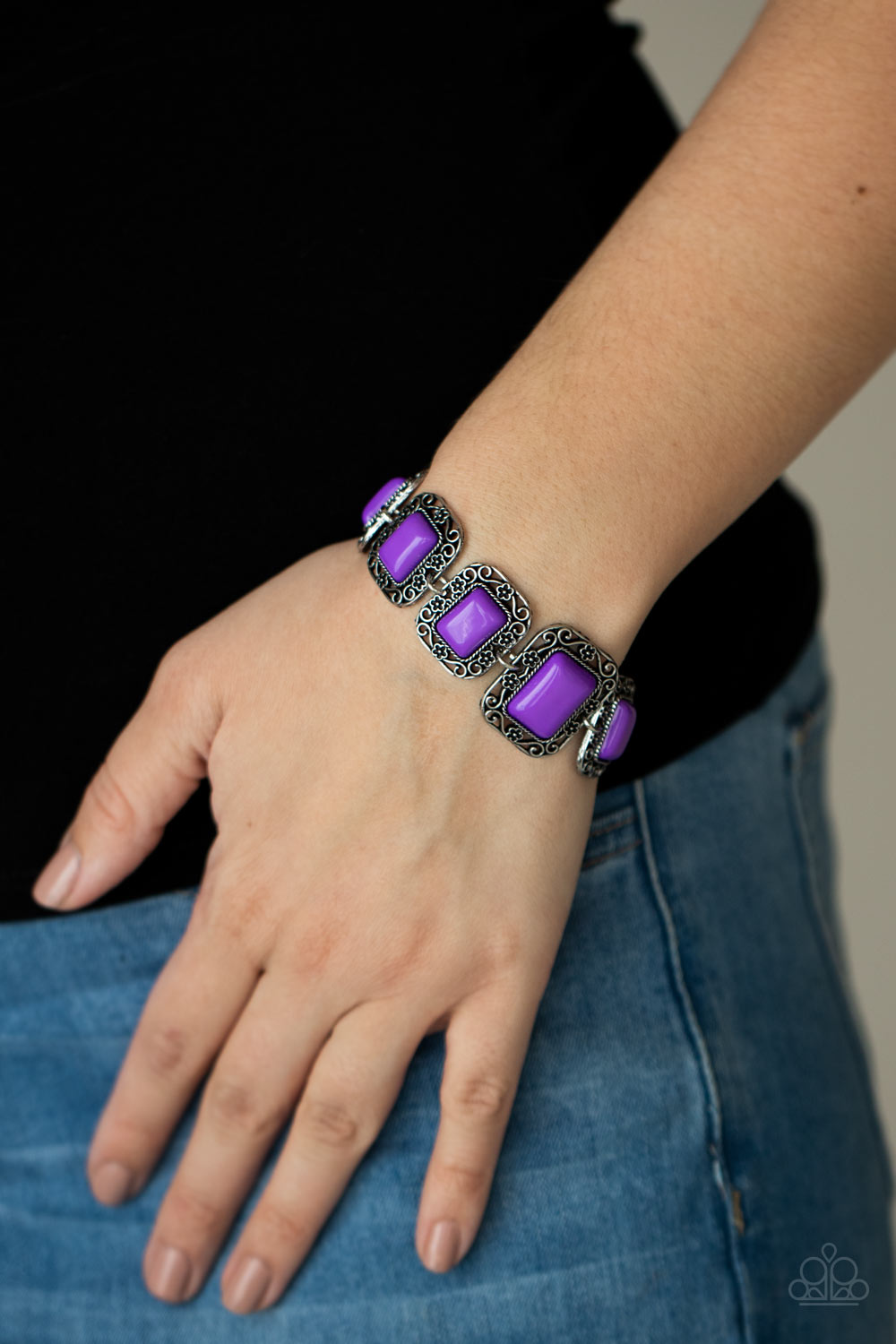 Retro Rodeo Purple Bracelet..