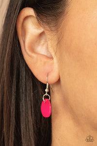 Tidal Tassels Pink Necklace