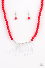 Load image into Gallery viewer, Icy Intimidation Red Necklace
