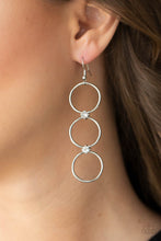 Load image into Gallery viewer, Refined Society White Earrings
