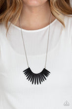 Load image into Gallery viewer, Exotic Edge Black Necklace
