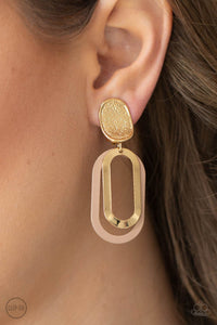 Melrose Mystery Brown Clip On Earrings